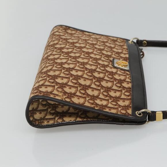 DIOR Trotter Canvas Shoulder Bag Brown - Picture 4 of 12